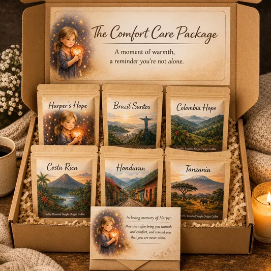 Harper's Comfort Care Package – 6 Variety 2oz Coffee Sampler